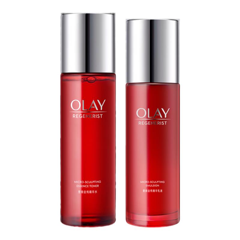 olay玉兰油大红瓶水抗皱紧致补水面部护肤品套装爽肤水护肤