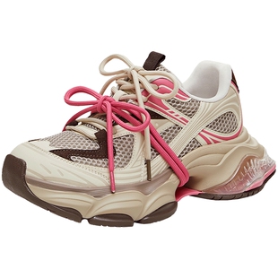 【新年礼物】天美意厚底增高绑带老爹鞋运动鞋女休闲鞋2026春新款