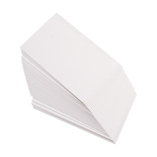 空白卡片纸手写硬纸diy自制识字卡英语单词白卡硬卡纸手绘明信片主持人记忆手卡手账豆豆本制作画画小卡片