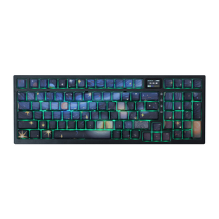 磁动力FK980pro星空侧刻有线蓝牙无线机械键盘办公电竞游戏客制化