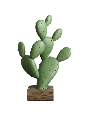 北欧家居装饰摆设树脂仙人掌客厅餐厅卧室电视机柜创意桌面摆件