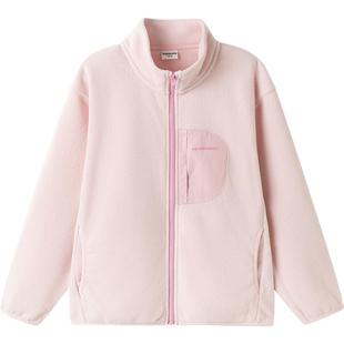 巴拉巴拉儿童外套男童女童摇粒绒上衣秋冬款童装宝宝亲子装保暖厚