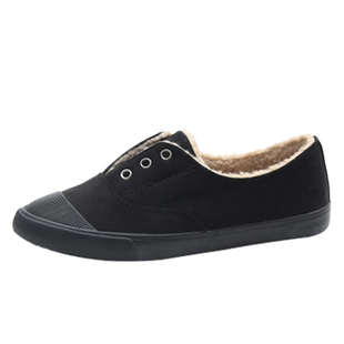 2026新款港味棉鞋女冬季韩版百搭学生ins超火保暖加绒棉帆布鞋子