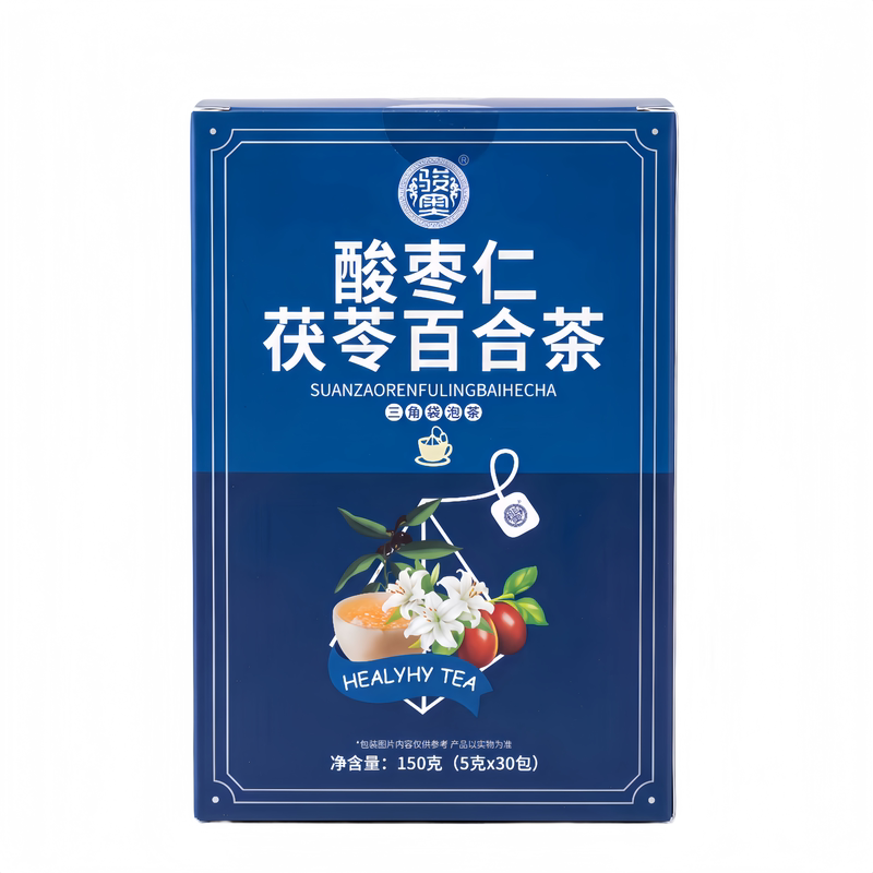 酸枣仁茯苓百合茶花草本茶养生代用组合茶包便捷独立包装日常冲泡