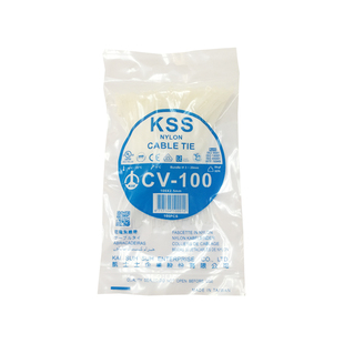 自锁式尼龙扎带2.5x100mm塑料扎带kss尼龙扎带CV-100电线捆扎带