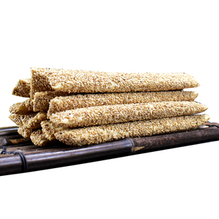 曹县韩集芝麻糖麦芽糖棍纯手工老式怀旧灶糖芝麻酥糖空心芝麻棒