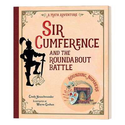 英文原版 Sir Cumference and the Roundabout Battle 圆周骑士与迂回之战 STEM 绘本图画书 Cindy Neuschwander 英文版 进口书