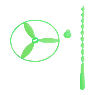 手推飞碟飞天仙竹蜻蜓手天飞碟旋转陀螺弹射飞盘户外玩具螺旋新款