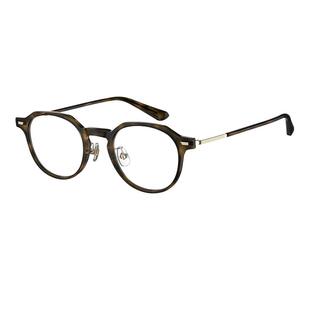 海伦凯勒高度近视小框玳瑁色镜架 复古圆框眼镜框可配度数H9051