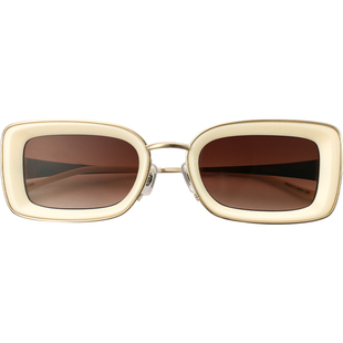 MATSUDA日本松田墨镜白色窄框方框防紫外线高级感复古太阳镜M3124