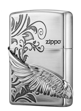 正品Zippo打火机忠贞天使之翼