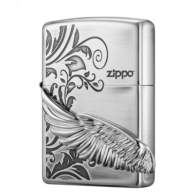 正品Zippo打火机忠贞天使之翼