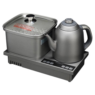 茶台茶桌纯钛自动上水电热烧水壶泡茶台一体台嵌入洗杯机蒸气消毒