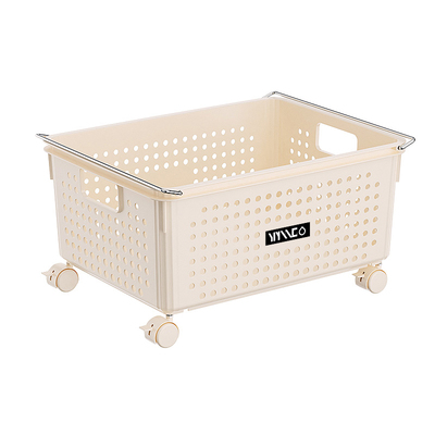 浴室柜下脏衣篓家用大容量脏衣服收纳篮带轮推车杂物洗衣储物筐子