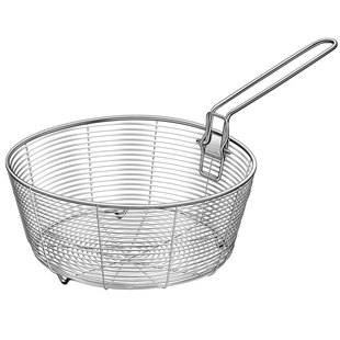 316L不锈钢炸篮油炸漏网篮煮面捞面漏勺炸筐炸锅油锅麻辣烫滤网筛