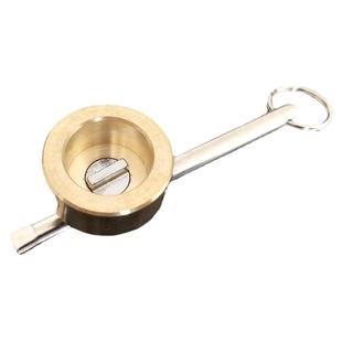 暖气管道专用阀门钥匙供热供暖开关扳手一字暖气锁闭阀钥匙磁性锁