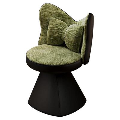 360°旋转蝴蝶梳妆椅环抱式靠背