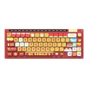 雷咖泽R66麦当当麦门客制化机械键盘三模gasket结构办公游戏键盘