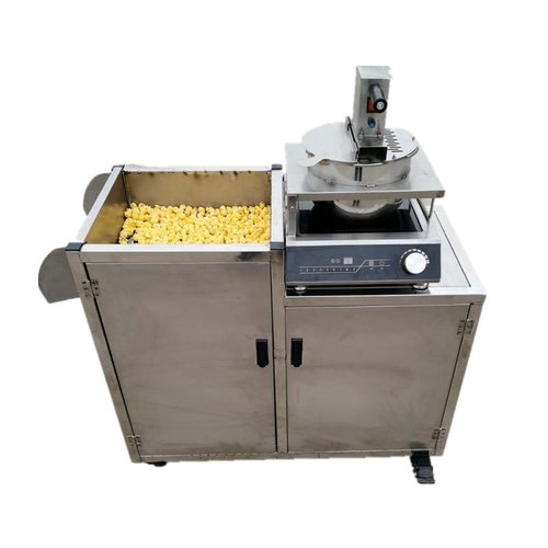小型商用摆摊电动爆米花机 移动自动爆谷机可手摇台式爆米花机