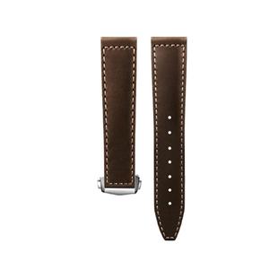 适用于浪琴先行者表带真皮祖鲁时间L3系列812 820 811手表带折叠