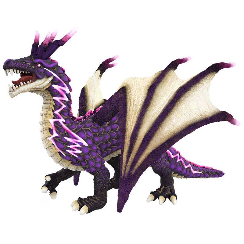 RECUR魔兽神龙恐龙飞龙模型玩具