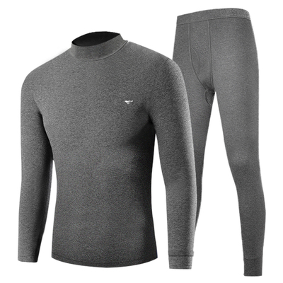 七匹狼半高领中老年保暖内衣男款