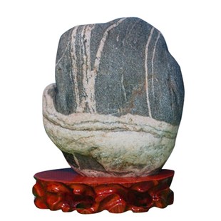 正宗泰山石敢当镇宅石补角办公室居家客厅摆件靠山石招财泰山石