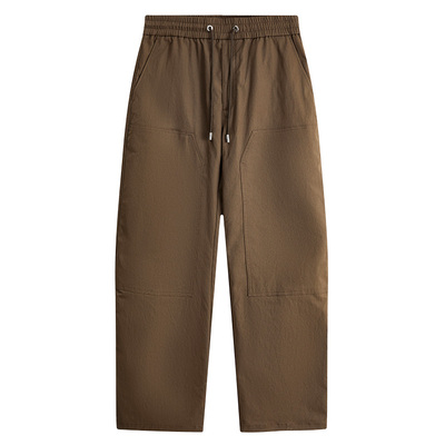 曼加龙抽绳松紧腰运动裤休闲裤