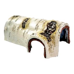 水族造景鱼缸摆件白杨树皮躲避屋鱼虾产卵窝多孔洞穴鱼缸造景装饰