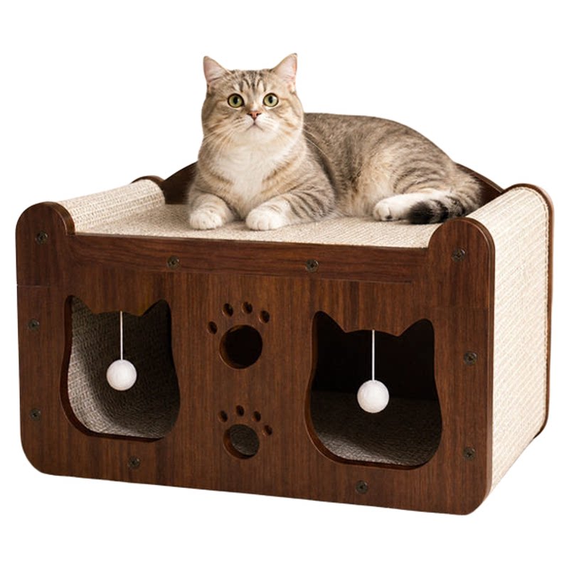 二合一耐磨猫窝猫抓板四季通用