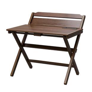 三梦实木折叠桌子学生家用书桌卧室办公电脑桌小户型床边桌工作台