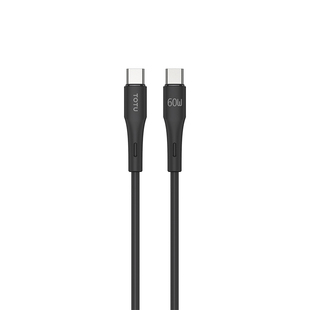 TOTU拓途适用于iphone手机数据线6A双头type-c充电线亲肤硅胶加长超级快充安卓USB老式接口PD十五lightning