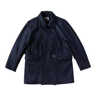ACE浮生出品 740peacoat/海军740羊毛呢大衣 双排扣 保暖