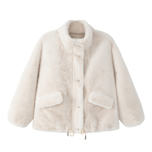 2026秋冬新品儿童仿皮草毛毛外套中大男童加厚保暖时尚大气潮童帅