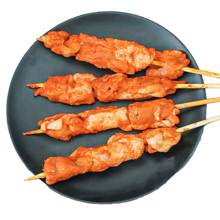 添沣龙骨串脆骨串烧烤肉串食材腌制鸡背骨鸡肉大串商用冷冻半成品