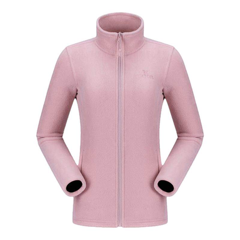 骆驼户外抓绒衣女摇粒绒外套冲锋衣内胆上衣春季薄绒徒步登山服男