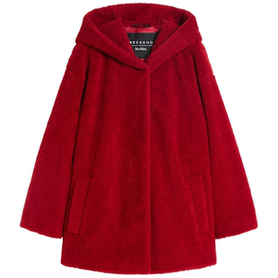 【新年送礼】Weekend MaxMara 26女装泰迪款连帽大衣5081066106
