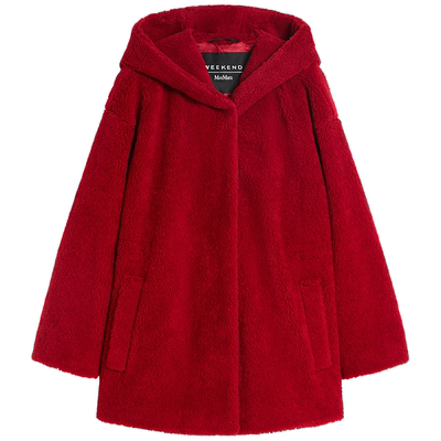 【新年送礼】Weekend MaxMara 26女装泰迪款连帽大衣5081066106