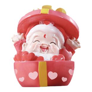 2024新年摆件五福来啦福禄寿手办财神公仔神仙保佑车摆喜庆送礼物