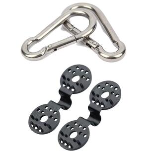 遮阳网配件撑杆彩色尼龙拉绳拉锁钢丝绳花兰螺丝膨胀挂钩扎带固定