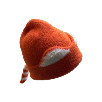 儿童毛线帽子针织2025新款冬季护耳中大男孩女宝小痞帅气炸街冬天