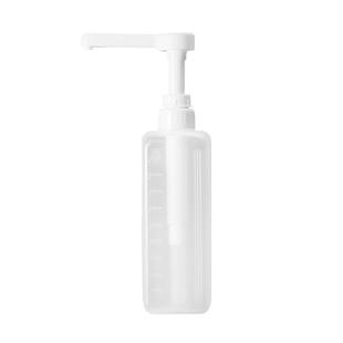 糖浆瓶糖压瓶果糖果酱定量瓶商用大容量果汁摁压瓶泵头奶茶店专用