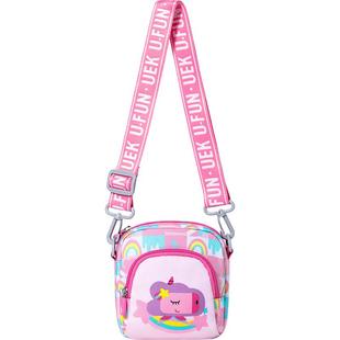 uek儿童斜挎包女孩零钱包包男童可爱小挎包腰包宝宝背包外出旅游