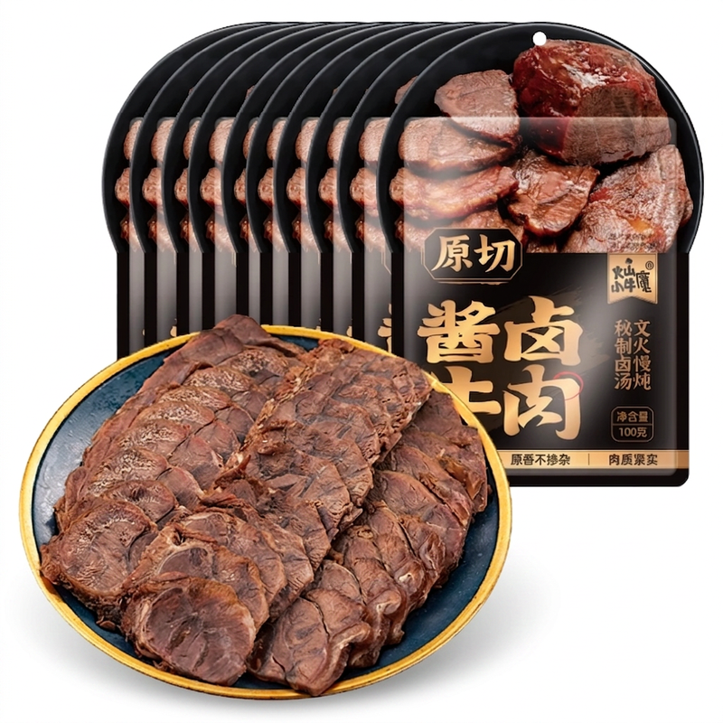 酱牛肉开袋即食健身推荐8袋