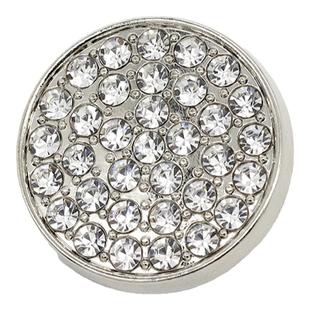 经典满钻银色金属装饰扣复古大衣纽扣女士上衣针织外套衬衫扣子