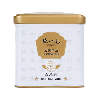 张一元茉莉花茶叶白龙珠新春口粮茶浓香伴手礼品九窨特种100g罐装