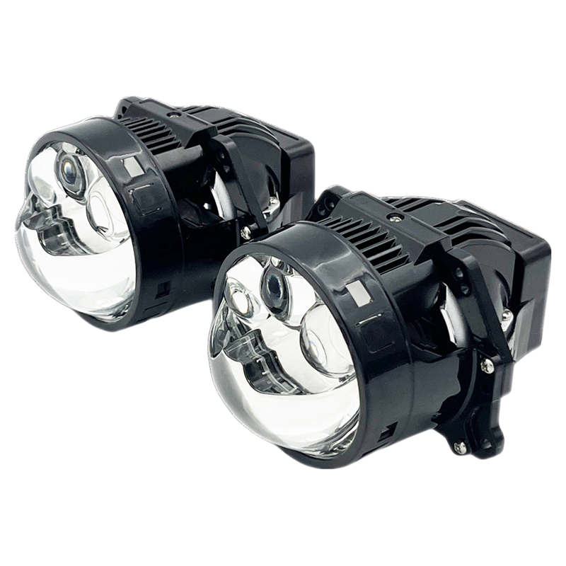 24V货车95W激光LED双光透镜大灯