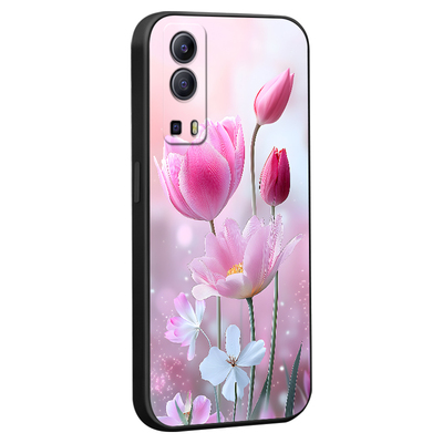 luckrider适用于vivoiQOOZ3手机壳viv0iQ00Z3繁花v2073a外壳iqooz3保护套y72软胶y75s 5g防摔iq00Z3春日viv0