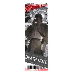 死亡笔记同人周边夜神月吧唧徽章谷美镭射票卡片钥匙扣挂饰套装