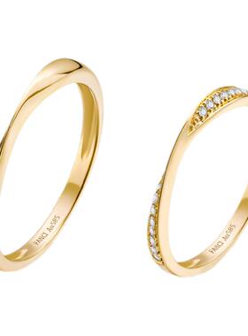 fanci范琦珠宝莫比乌斯14k金情侣